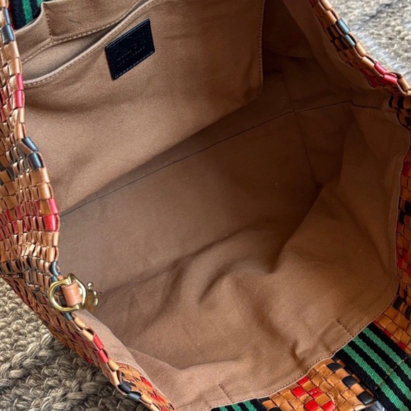 Clare V Woven Leather Bateau Tote Bag - Picture 7 of 7